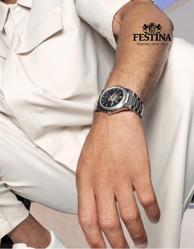 FESTINA SWISS MADE MEN'S AUTOMATIC WATCH